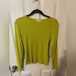 ✨NWOT ANTHRO LONG SLEEVE RIBBED TEE✨